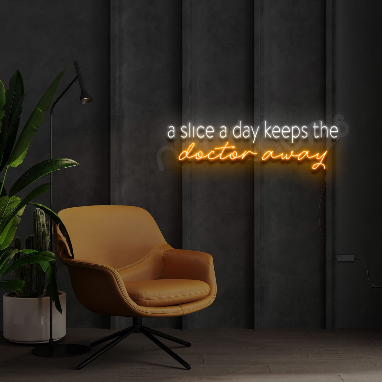 "Doctor Away" Neon Sign by Neon Icons