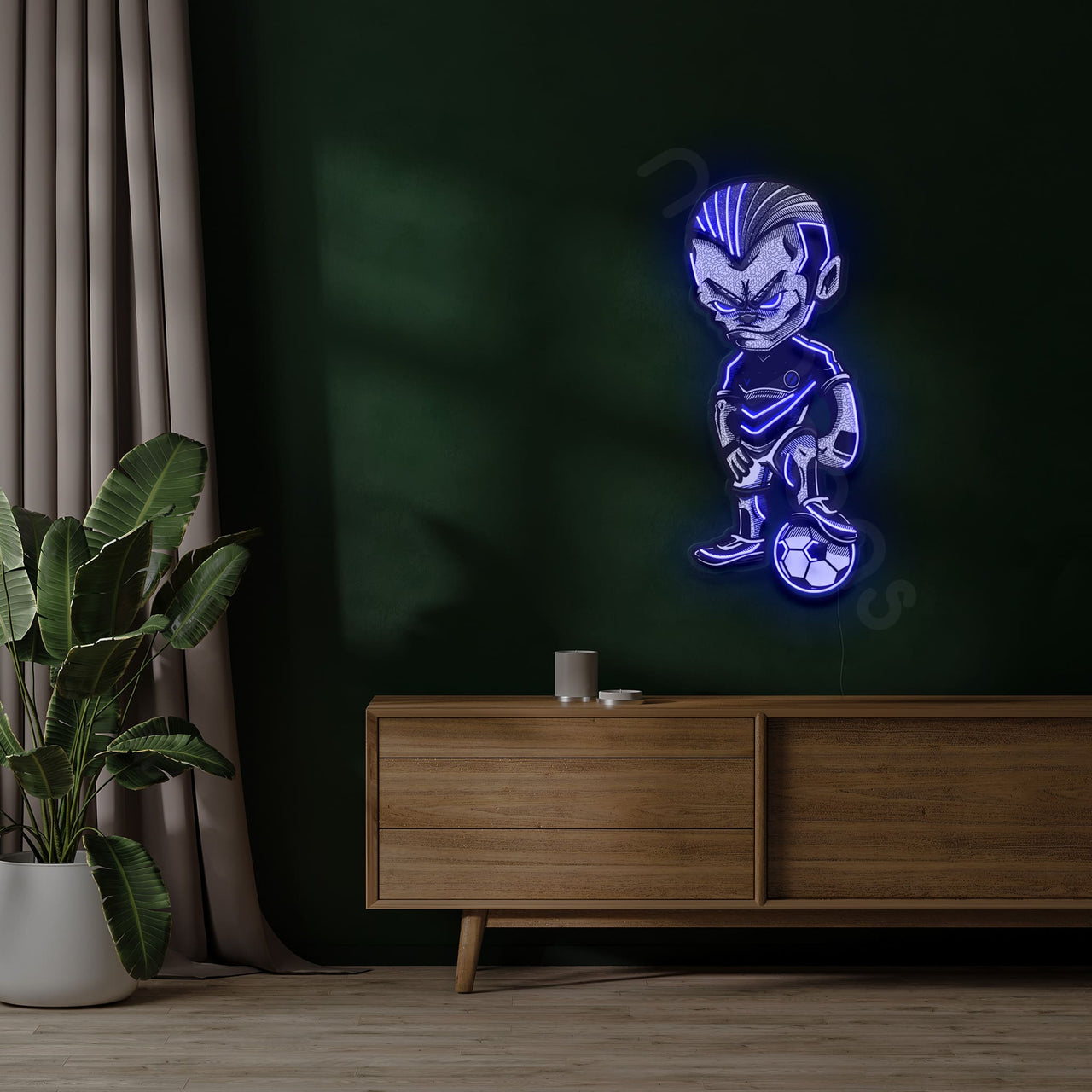 "Penalty Shootout" LED Neon x Acrylic Artwork by Neon Icons