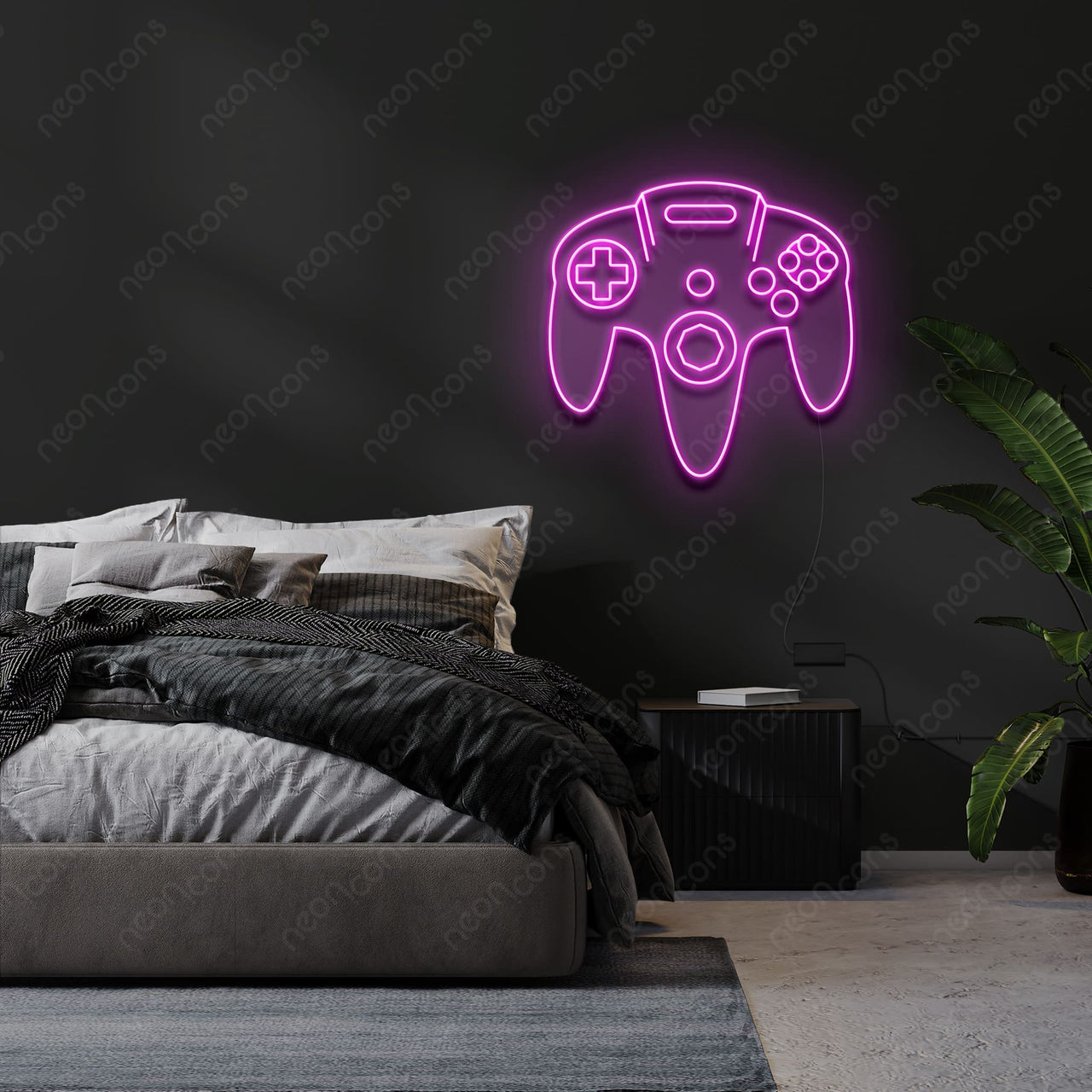 "Retro Controller" LED Neon by Neon Icons