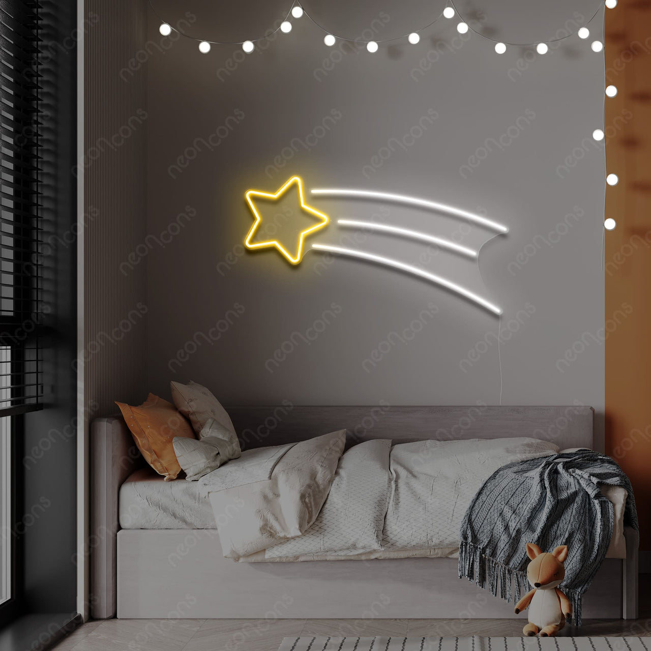 "Shooting Star" LED Neon by Neon Icons