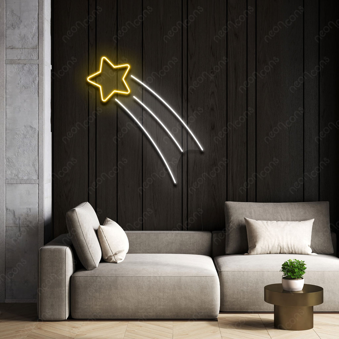 "Shooting Star" LED Neon by Neon Icons