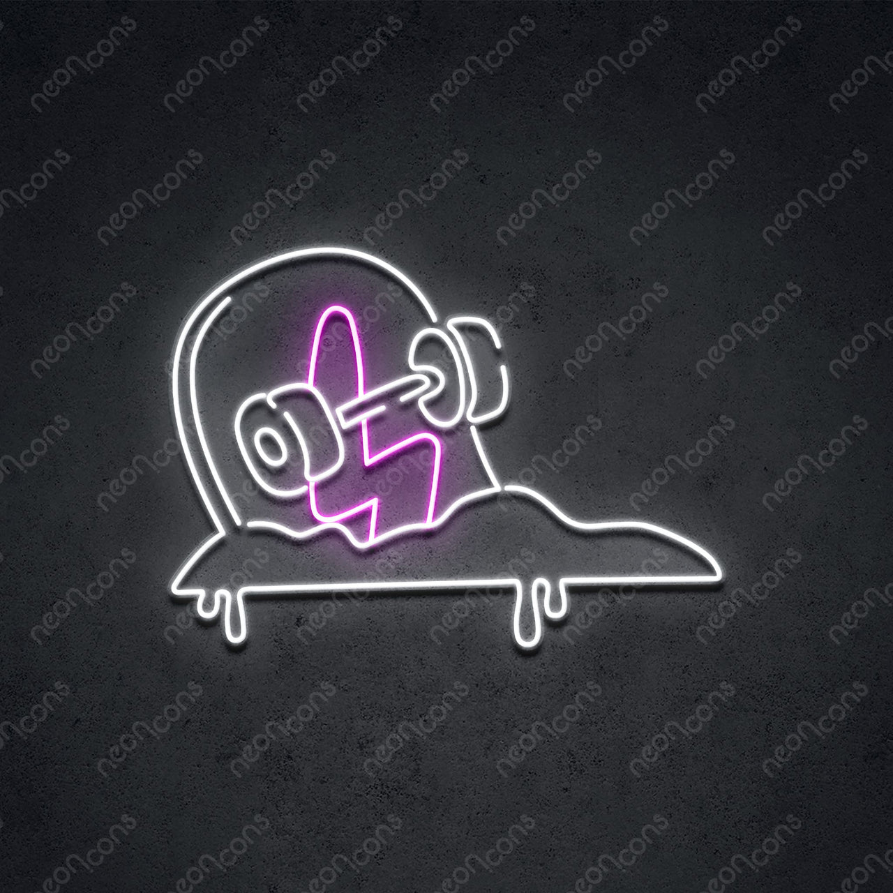 "Shredstone" LED Neon 60cm (2ft) / Pink / LED Neon by Neon Icons