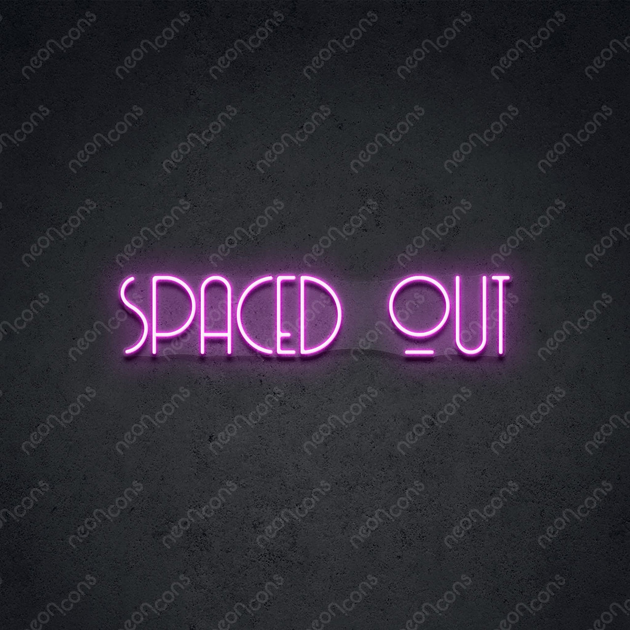 "Spaced Out" LED Neon 60cm (2ft) / Pink / LED Neon by Neon Icons