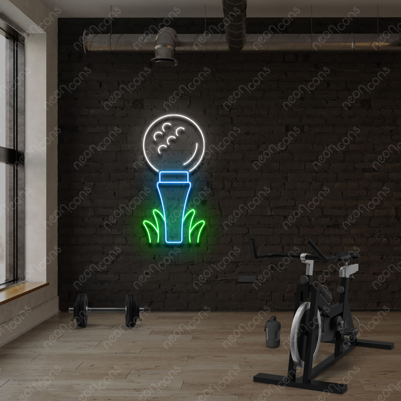 "Tee Up" LED Neon Sign by Neon Icons