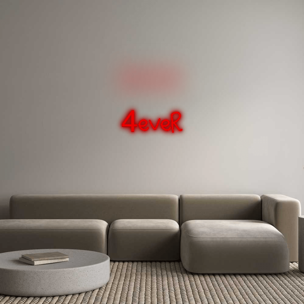 Custom Neon: 4eveR by Neon Icons