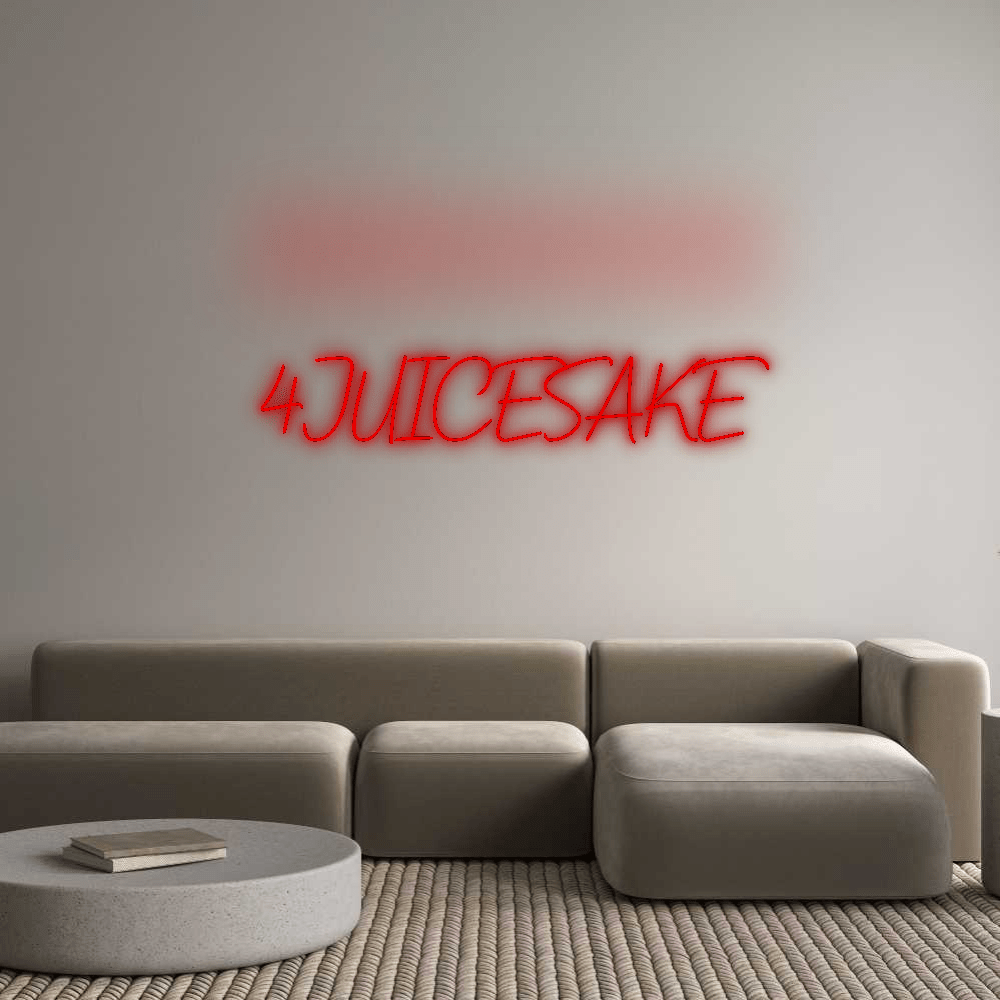 Custom Neon:  4JUICESAKE by Neon Icons