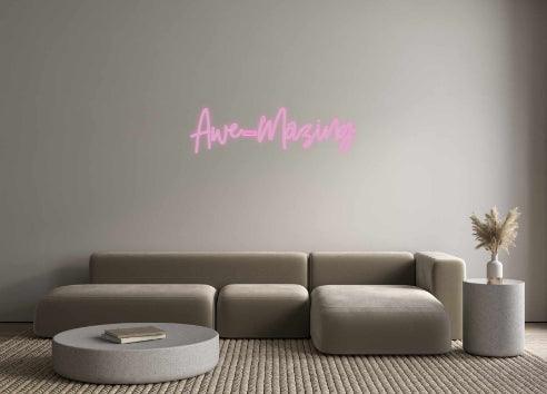 Custom Neon: Awe-Mazing by Neon Icons