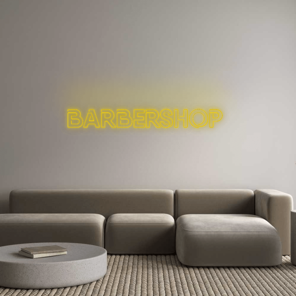 Custom Neon: BARBERSHOP by Neon Icons