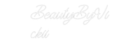Thumbnail for Custom Neon: BeautyByVi
c... by Neon Icons