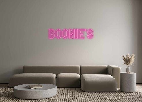 Custom Neon: BOONIE’S by Neon Icons