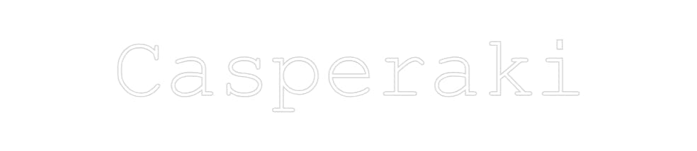 Custom Neon: Casperaki by Neon Icons