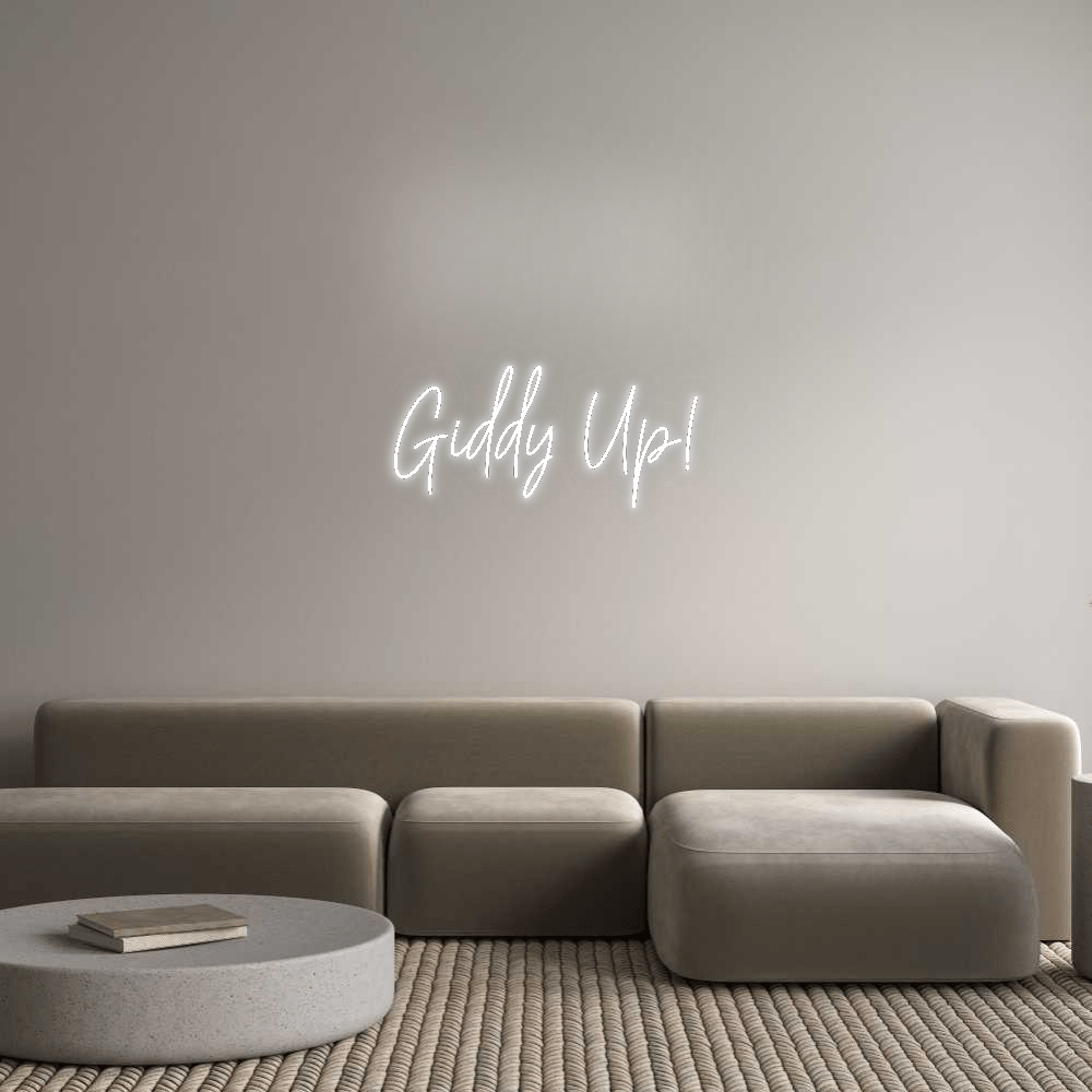 Custom Neon: Giddy Up! by Neon Icons