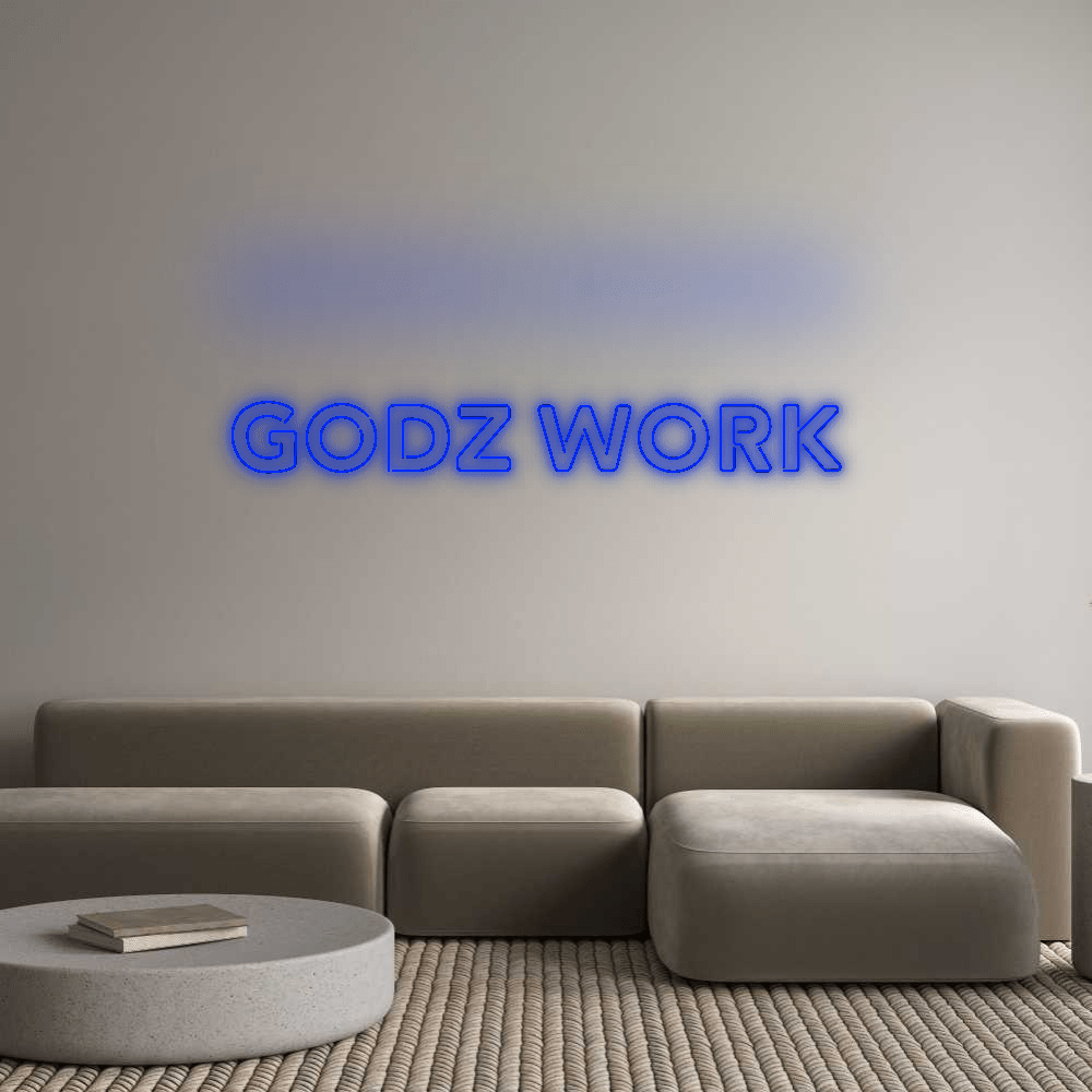 Custom Neon: GODZ WORK by Neon Icons