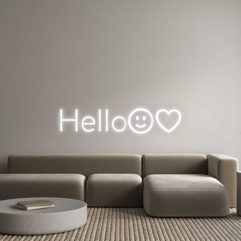 Custom Neon: Hello by Neon Icons