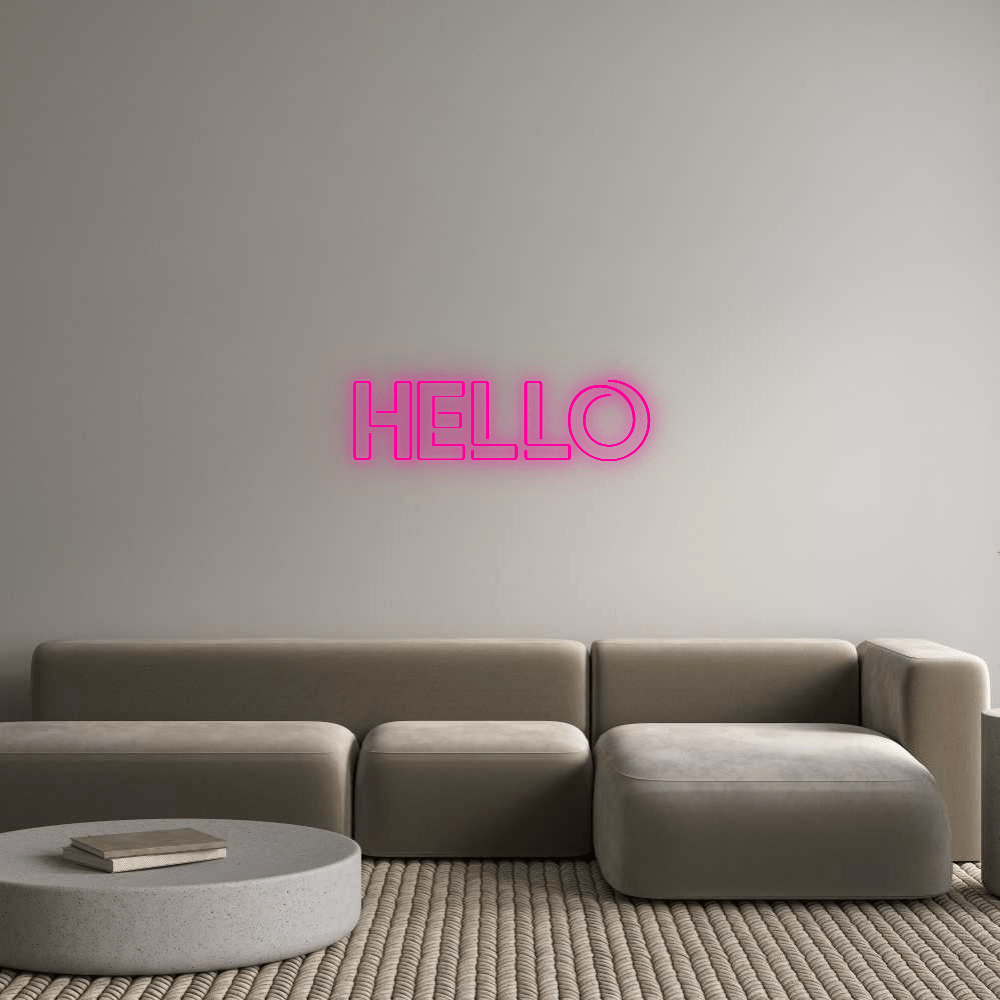 Custom Neon: Hello by Neon Icons