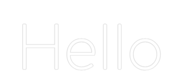 Custom Neon: Hello by Neon Icons