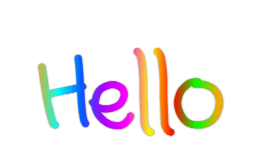 Custom Neon: Hello by Neon Icons