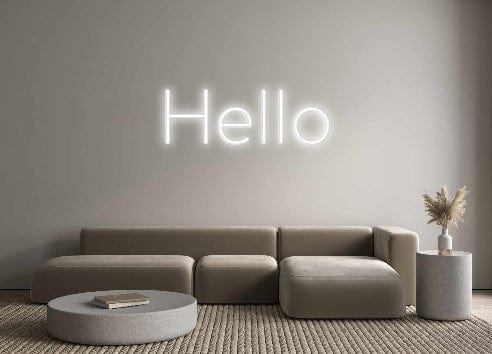 Custom Neon: Hello by Neon Icons