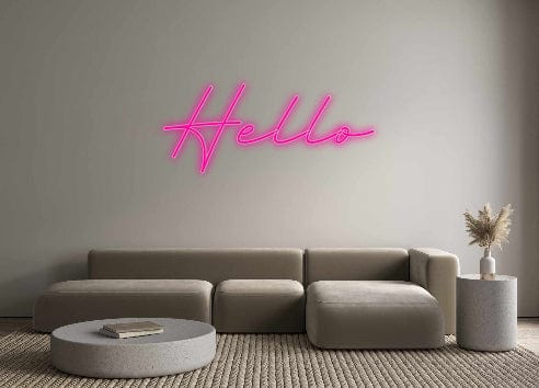 Custom Neon: Hello by Neon Icons