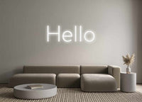 Thumbnail for Custom Neon: Hello by Neon Icons