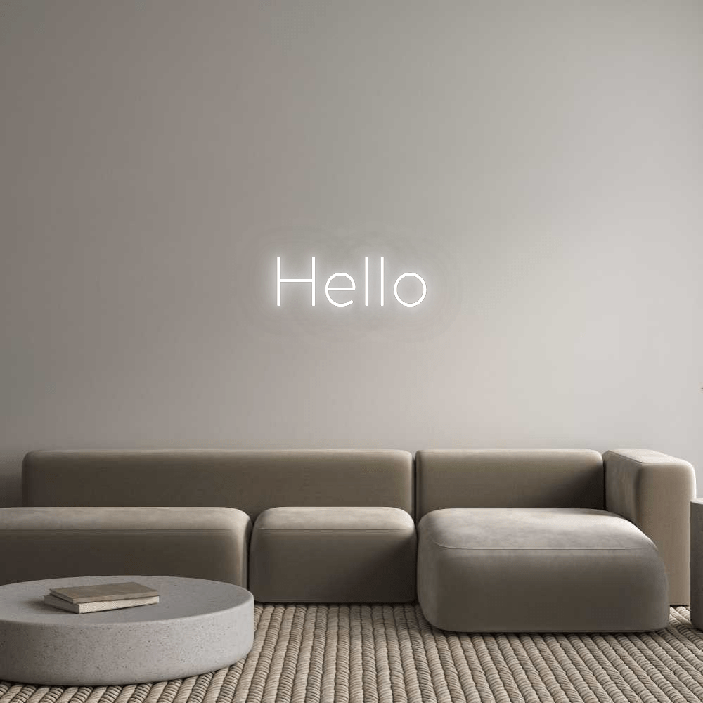 Custom Neon: Hello by Neon Icons