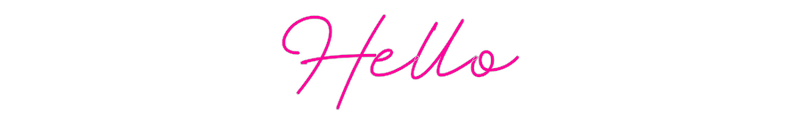Custom Neon: Hello by Neon Icons