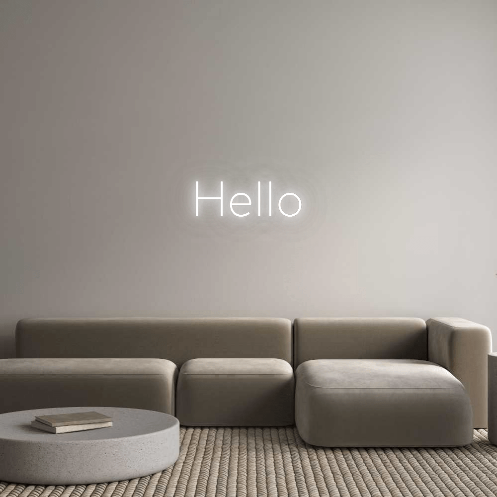 Custom Neon: Hello by Neon Icons