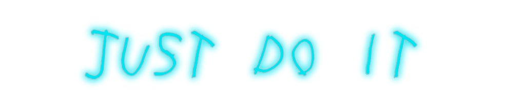Custom Neon: JUST DO IT by Neon Icons