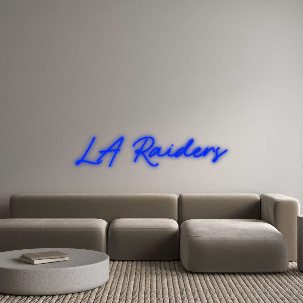Custom Neon: LA Raiders by Neon Icons