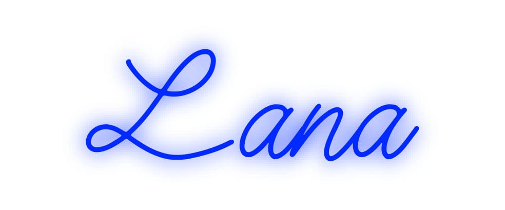 Custom Neon: Lana by Neon Icons