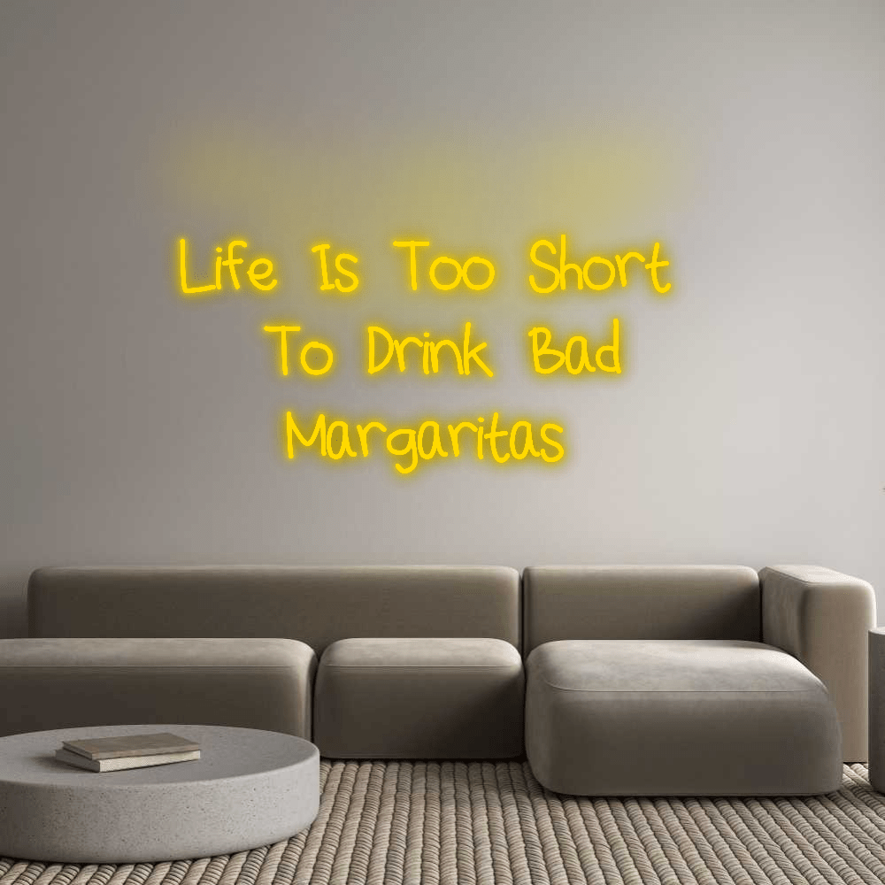 Custom Neon: Life Is Too S... by Neon Icons