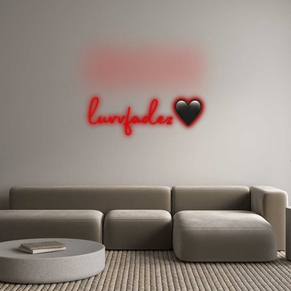 Custom Neon: luvvfadez🖤 by Neon Icons