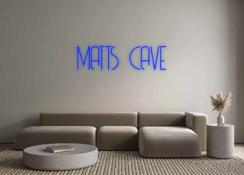 Custom Neon: MATTS CAVE by Neon Icons