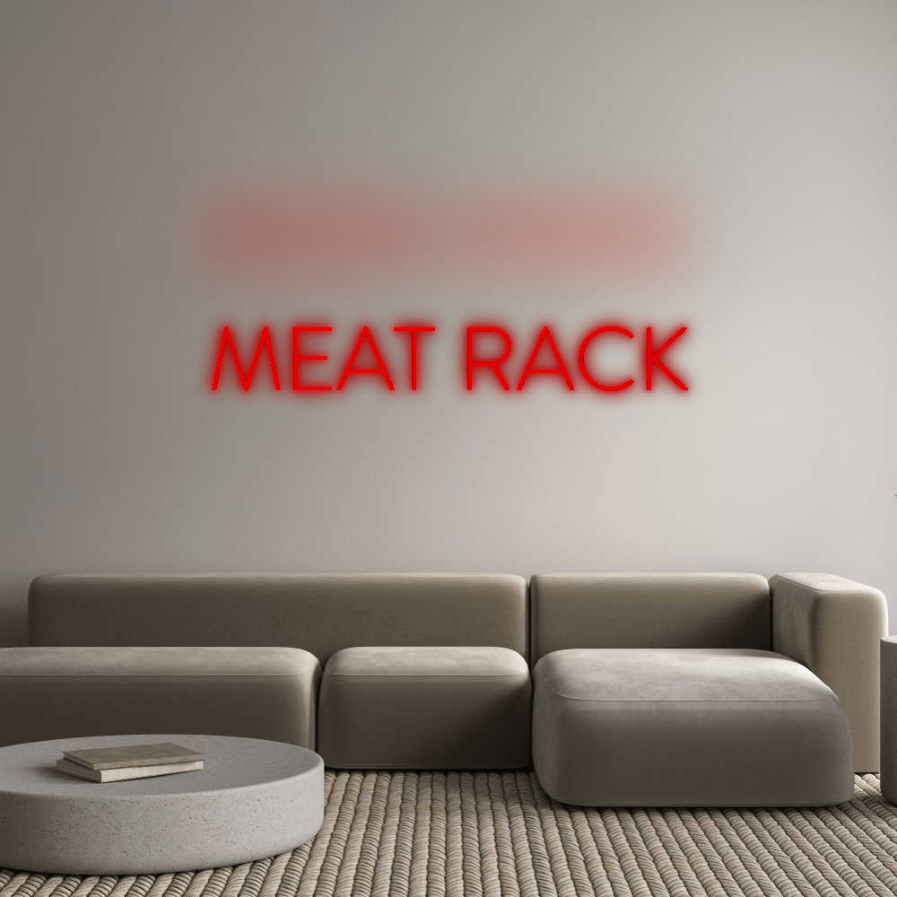 Custom Neon: MEAT RACK by Neon Icons