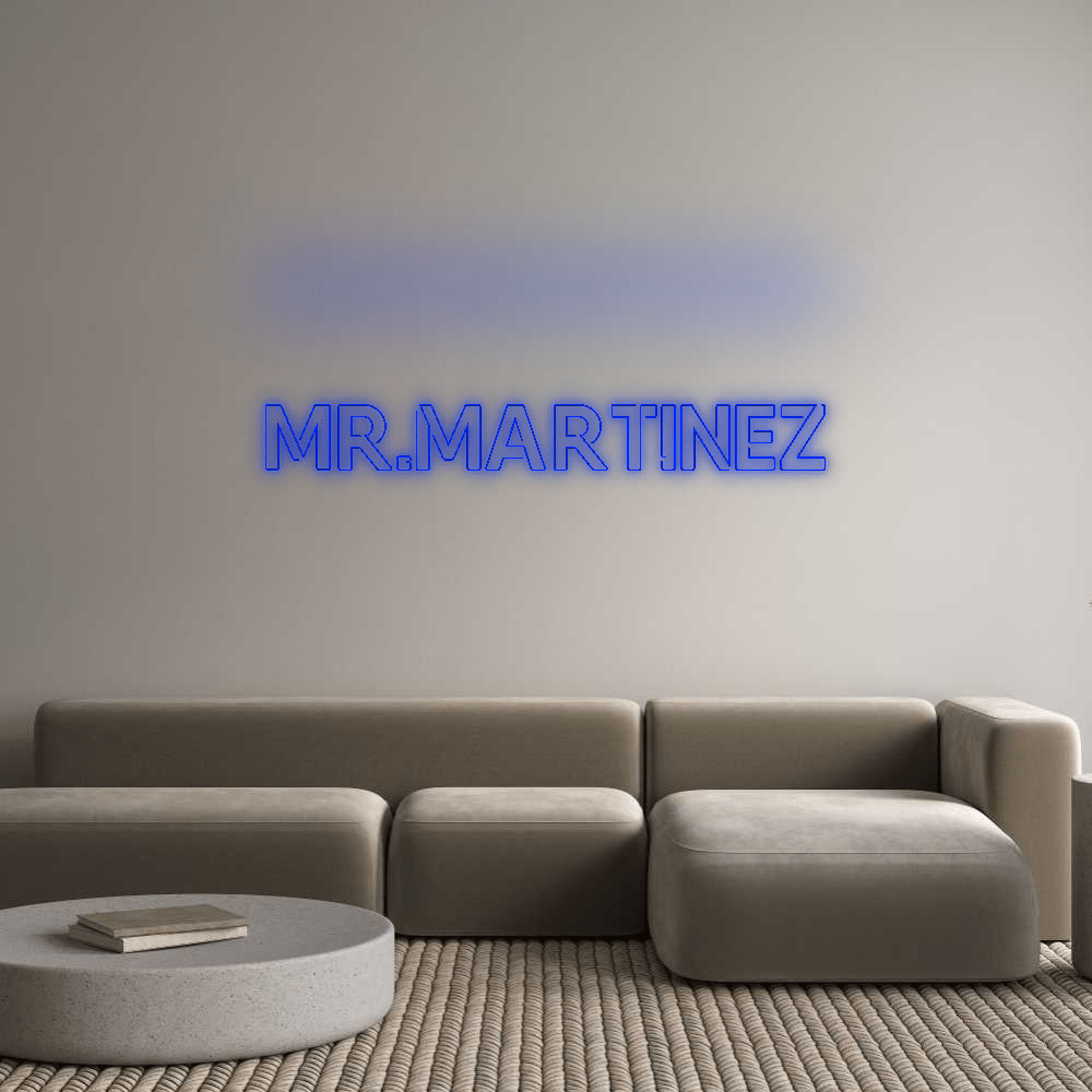 Custom Neon: Mr.martinez by Neon Icons