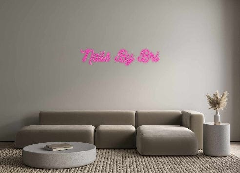 Custom Neon: Nails By Bri by Neon Icons
