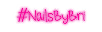 Thumbnail for Custom Neon: #NailsByBri by Neon Icons