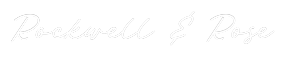 Custom Neon: Rockwell & Rose by Neon Icons
