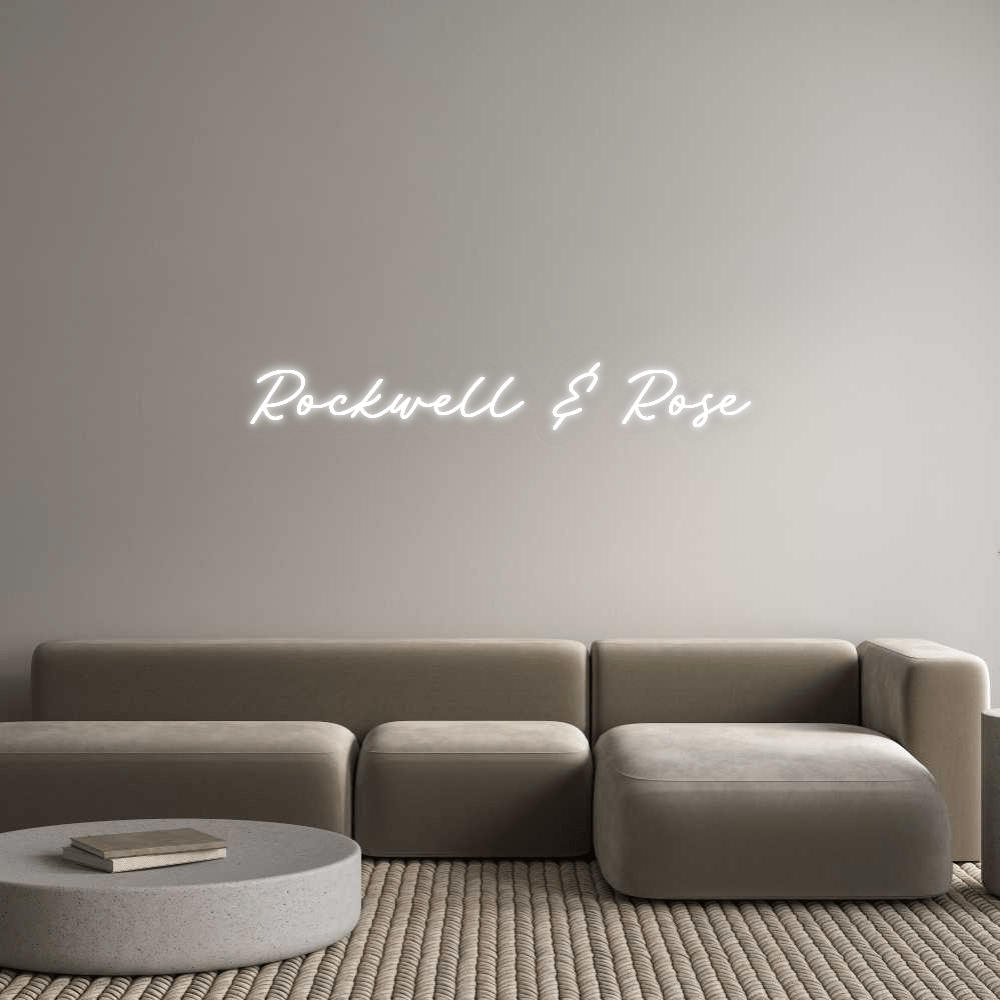 Custom Neon: Rockwell & Rose by Neon Icons