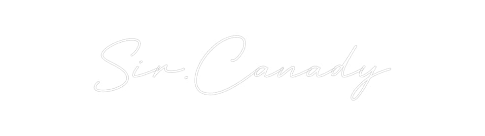 Custom Neon: Sir.Canady by Neon Icons