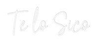 Thumbnail for Custom Neon: Te lo Sico by Neon Icons
