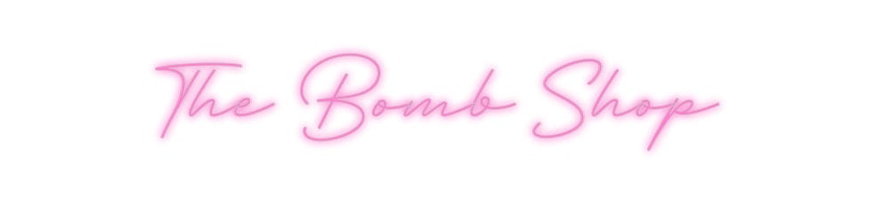 Custom Neon: The Bomb Shop by Neon Icons