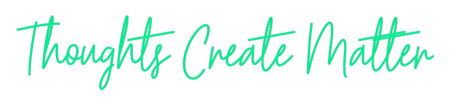 Custom Neon: Thoughts Create... by Neon Icons