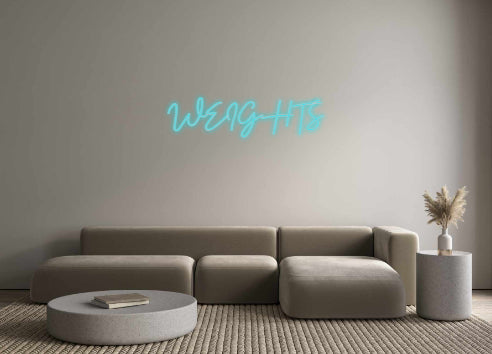 Custom Neon: WEIGHTS by Neon Icons