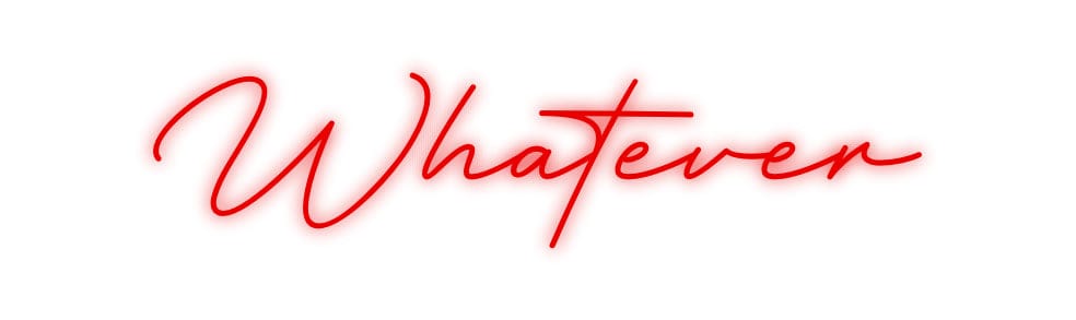Custom Neon: Whatever by Neon Icons
