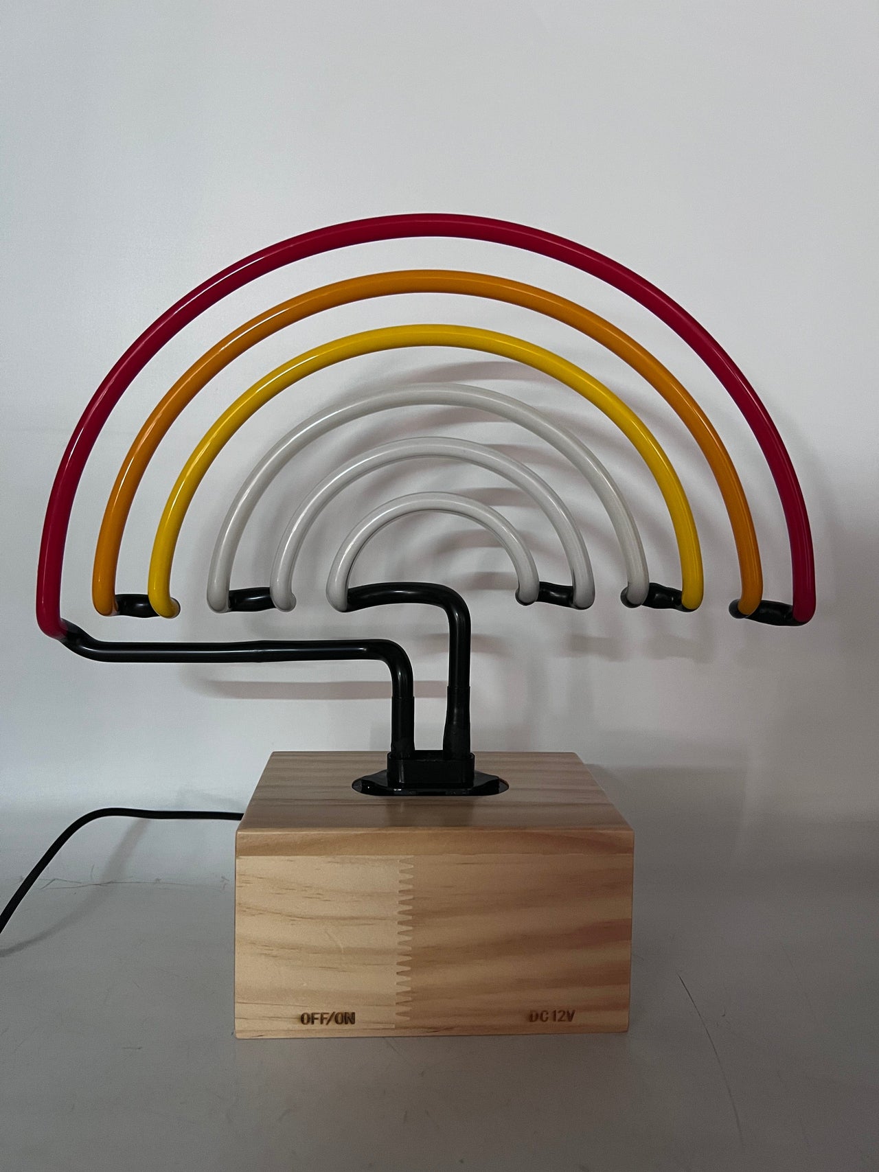 "Rainbow" Glass Neon Lamp by Neon Icons